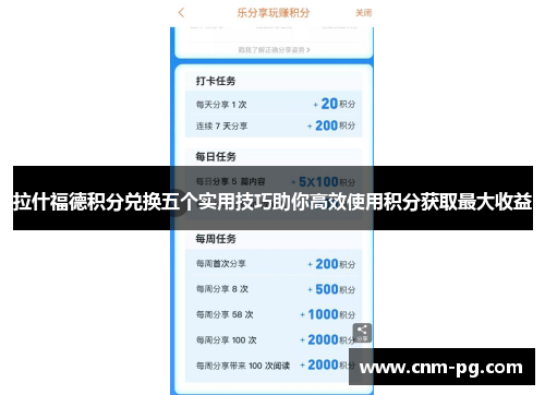 拉什福德积分兑换五个实用技巧助你高效使用积分获取最大收益 拉什福德积分兑换五个实用技巧助你高效使用积分获取最大收益