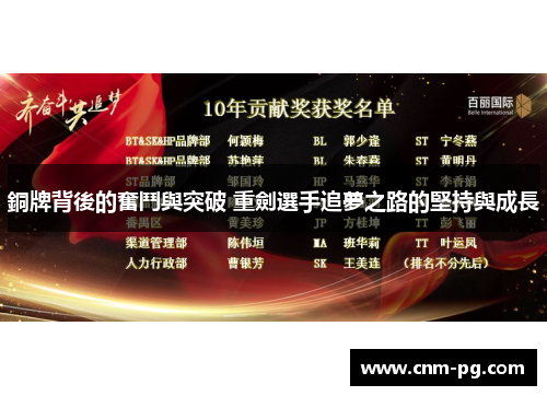 銅牌背後的奮鬥與突破 重劍選手追夢之路的堅持與成長 銅牌背後的奮鬥與突破 重劍選手追夢之路的堅持與成長