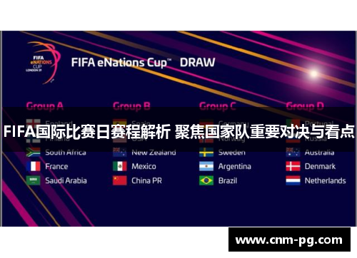 FIFA国际比赛日赛程解析 聚焦国家队重要对决与看点